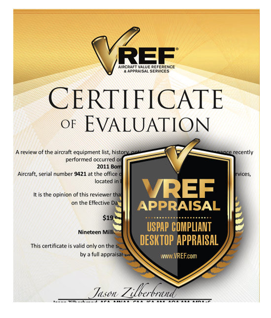 VREF Business Jet Aircraft Appraisal (DESKTOP)